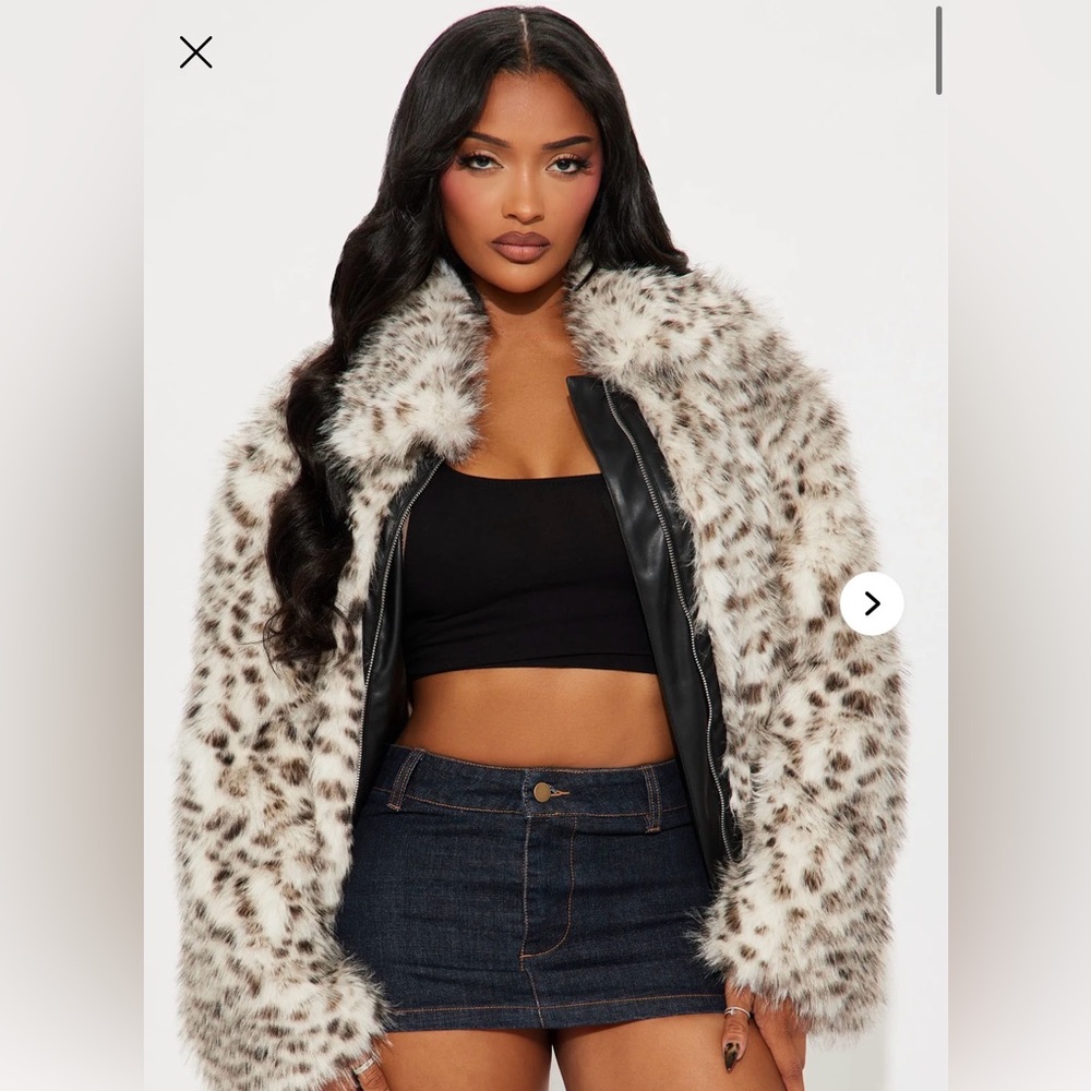 Cause A Frenzy Leopard Faux Fur Coat - Leopard
